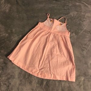 🎈 2/$12 CARTER’S Pink Swan Sleeveless Tank Dress